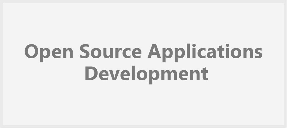 Open Source Applications Development